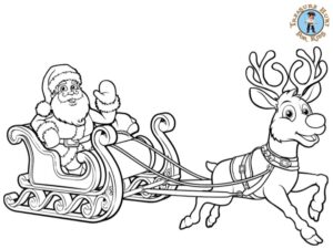 Free christmas coloring for kids
