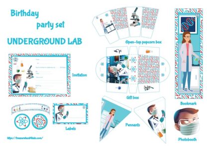 Birthday party printable for kids