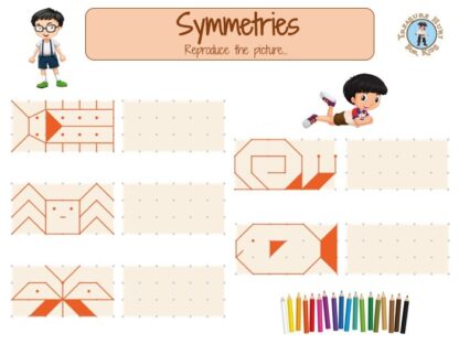 Symmetry games for kids to print
