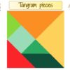 Printable tangram puzzle game for children