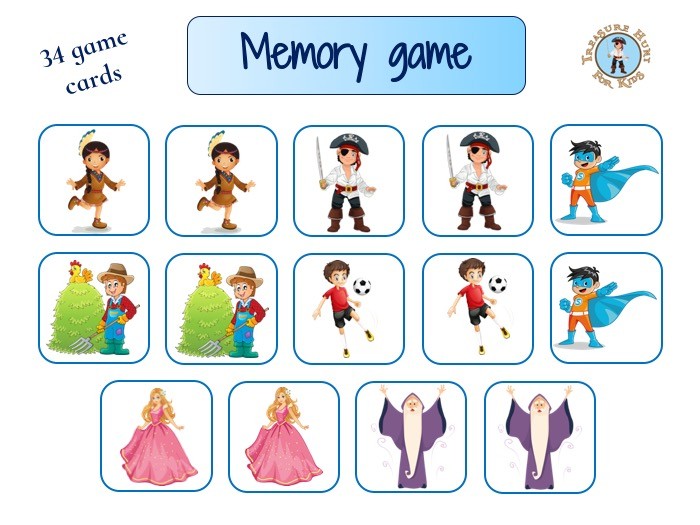 Printable Memory Game Printable Free Templates