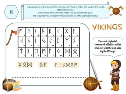 Viking printable game kit : runic alphabet
