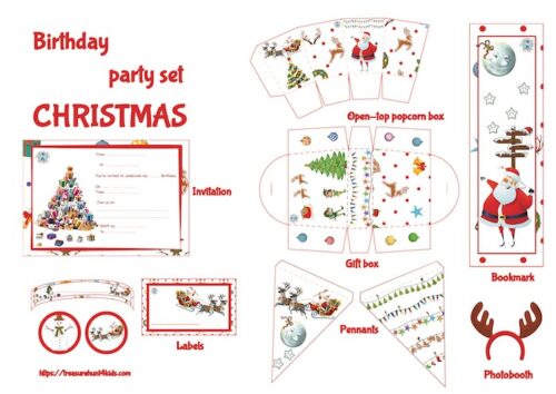 Christmas party printables
