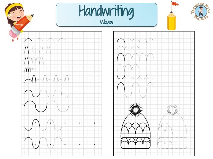 Line Tracing Worksheets - Handwriting Practice for Kids