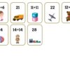 Matching pairs game of additions