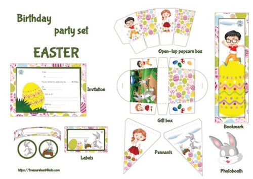 Easter party printables for kids