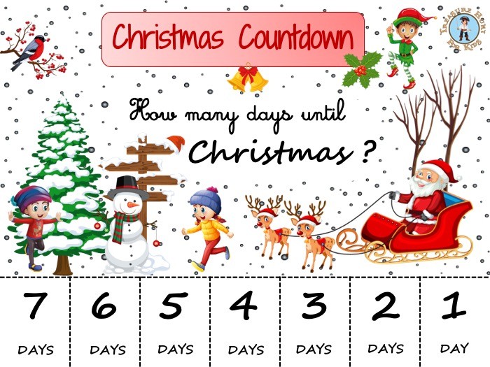 Christmas Countdown Calendar - Treasure hunt 4 Kids