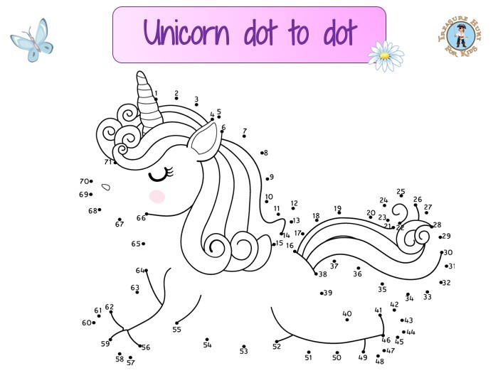 unicorn-dot-to-dot-treasure-hunt-4-kids-printable-games