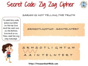 secret code: zig zag cipher