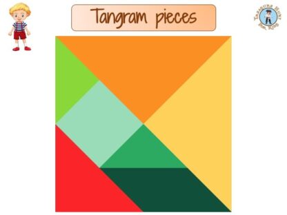 Printable tangram pieces for kids to print