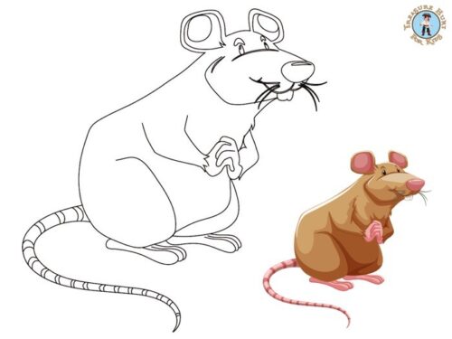 rat coloring page