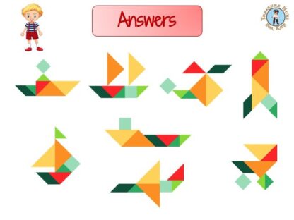 Tangram puzzles for kids