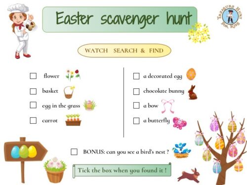 Easter scavenger hunt