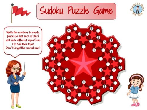 Logic sudoku puzzle game