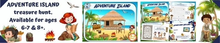 Treasure hunt for kids on the Adventure Island