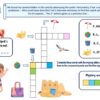 Beach investigation puzzle for kids