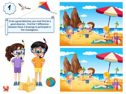 Beach Mystery Game puzzle