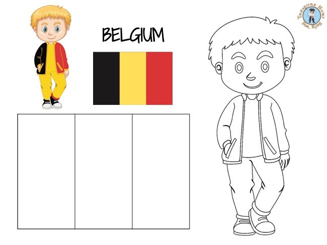 Belgium coloring page