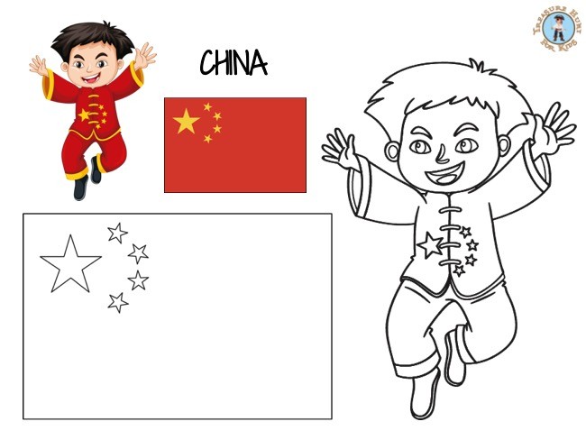 China coloring page