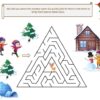 Christmas maze from our detective adventure kit