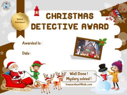 Christmas detective award