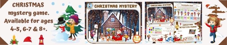 Printable Christmas mystery game