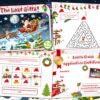 Christmas party game to print for kids: Xmas treasure hunt