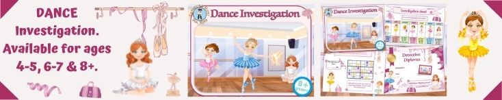 dance investigation for kids to play at home at a kids birthday party
