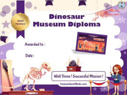 Paleontology diploma to print