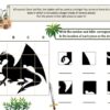 Dragon treasure hunt puzzle game