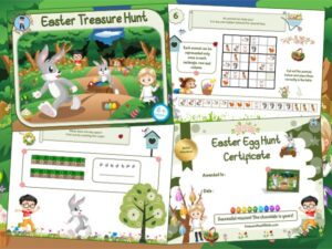 Easter scavenger hunt clues for kids to print