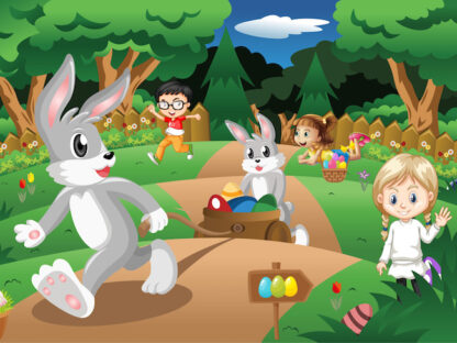 Easter treasure hunt for kids