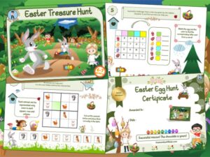 Tic-tac-toe Scavenger Hunt Easter Scavenger Hunt Indoor 