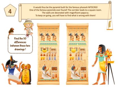 Egypt-themed treasure hunt clue
