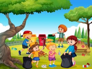 Environmental education game about ecology - Treasure hunt 4 Kids
