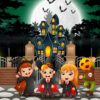 Halloween treasure hunt game to print