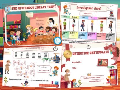 Library Detective Mystery game