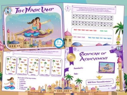 Magic treasure hunt party game for kids