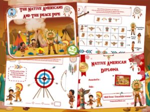 Fun activity for kids with our indian-themed treasure hunt game