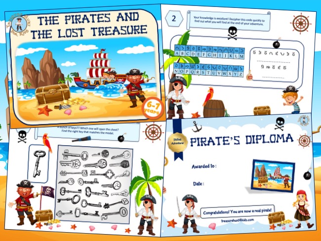 pirates treasure hunt images