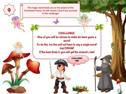 Pirates and fairies treasure hunt challenge