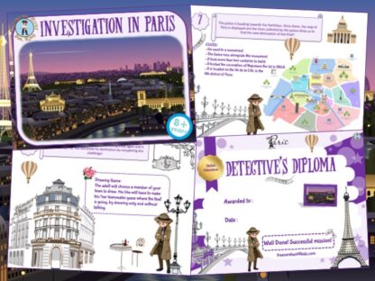 Police investigation game in Paris