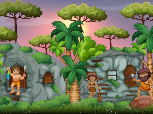 Prehistoric mystery game for kids to learn about prehistory while having fun