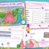 Princess adventure game to print for kids aged 8-9 years