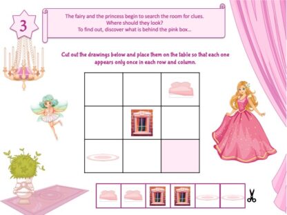 Princess treasure hunt party game puzzle