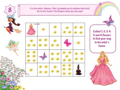 Princess treasure hunt party game for kids to print