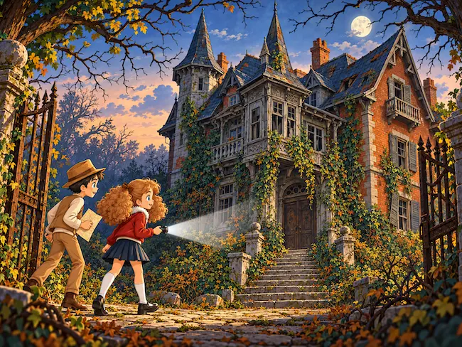 Printable mansion escape room ages 8-9