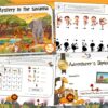 Savanna birthday party game kit to print