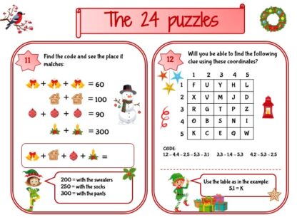Solving-puzzle Advent Calendar
