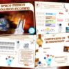 Space escape room party game